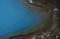 Modre jazierko s teplou vodou..