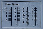 Oghamova abeceda - 20 znakov bolo rozlustenych